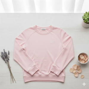 Silk-blend sweatshirt